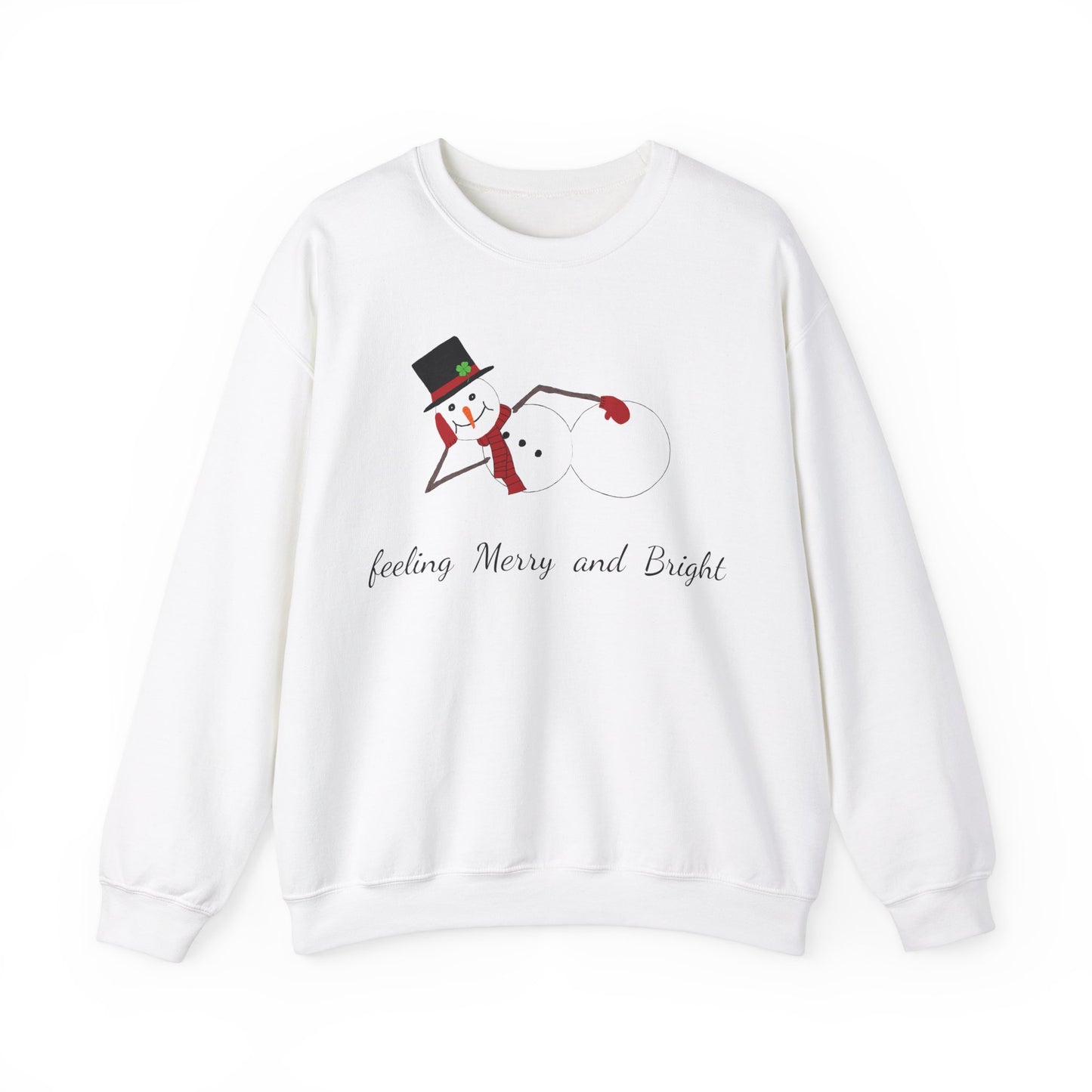 Feeling Merry & Bright Classic Christmas Sweatshirt