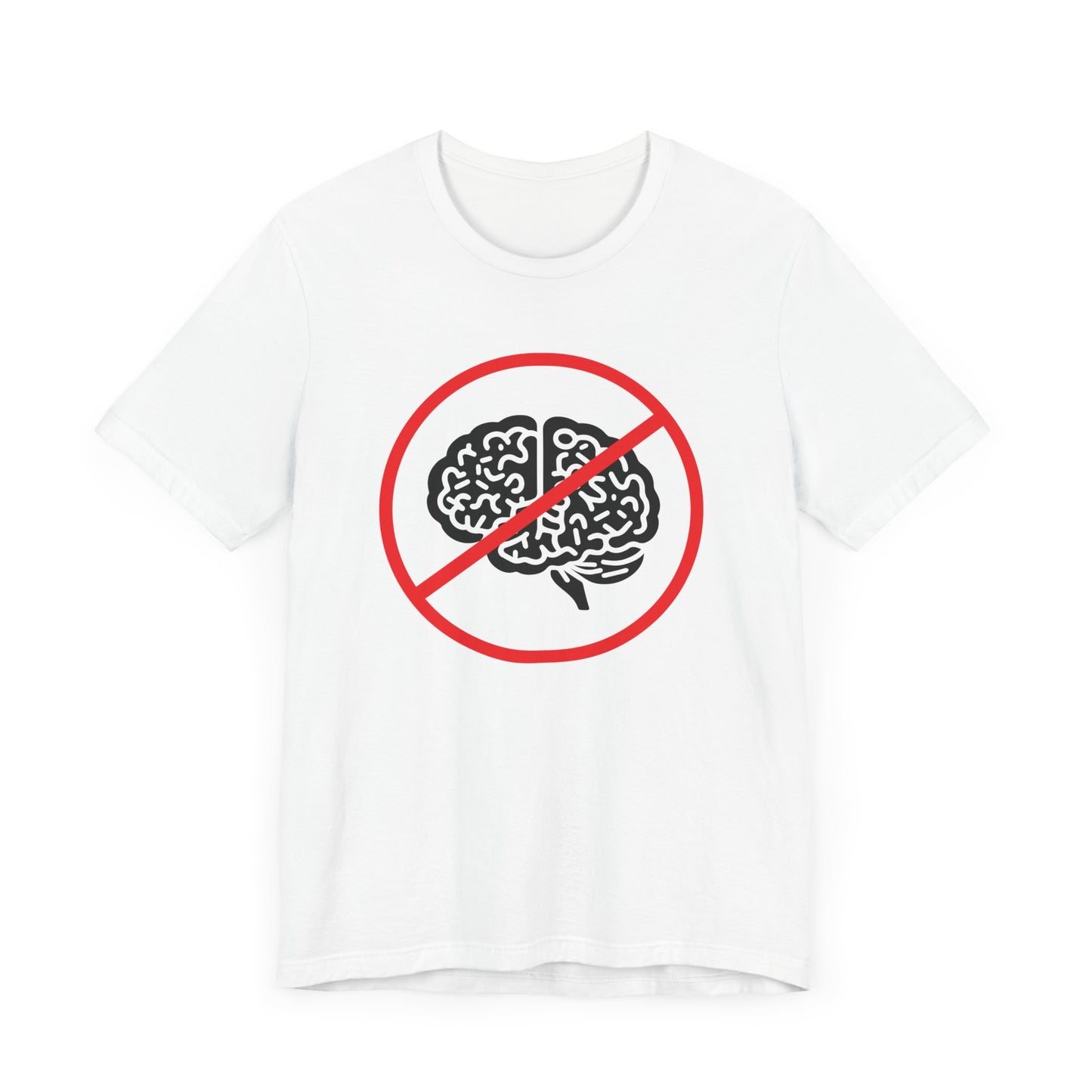 Funny No Brains Classic Cotton T-shirt