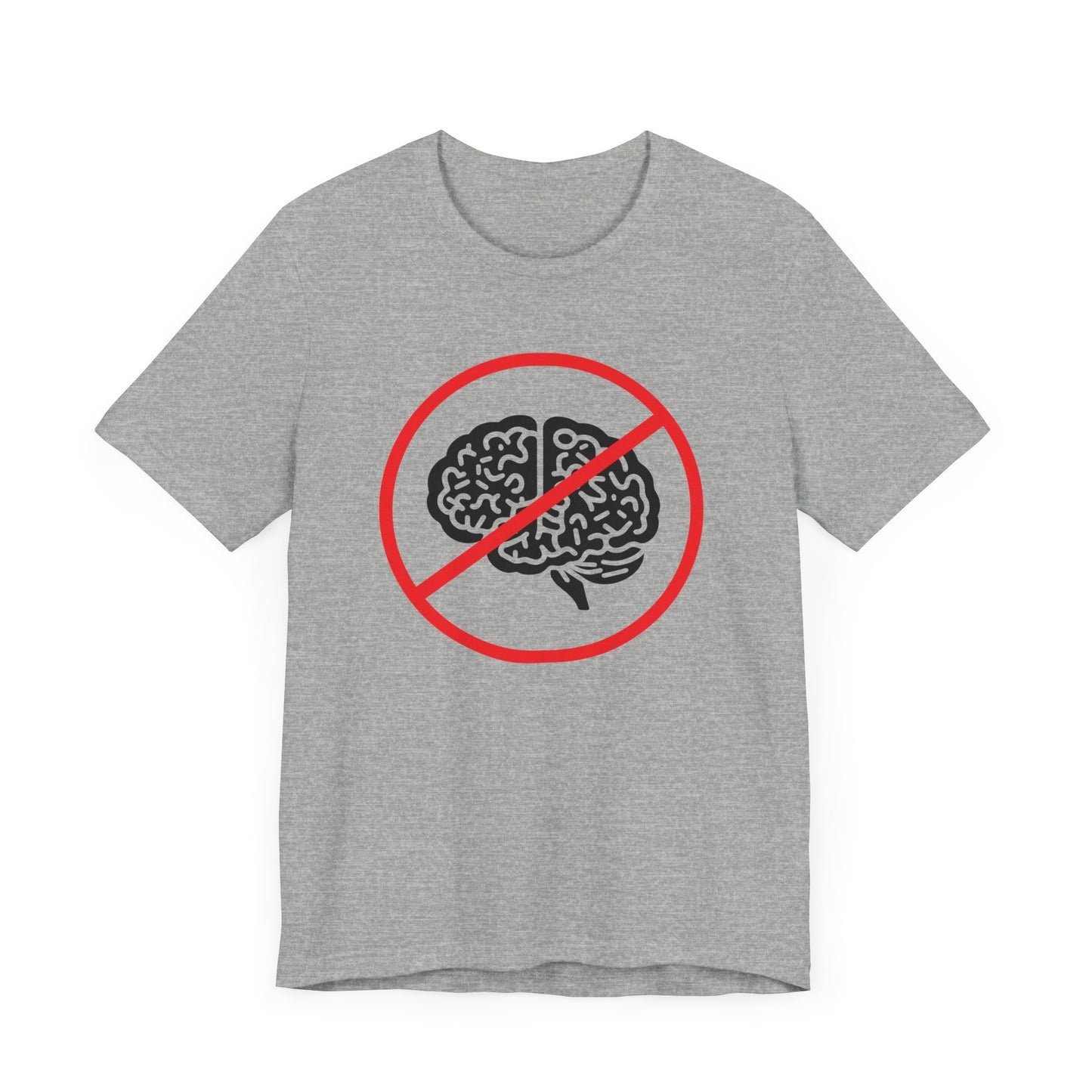 Funny No Brains Classic Cotton T-shirt