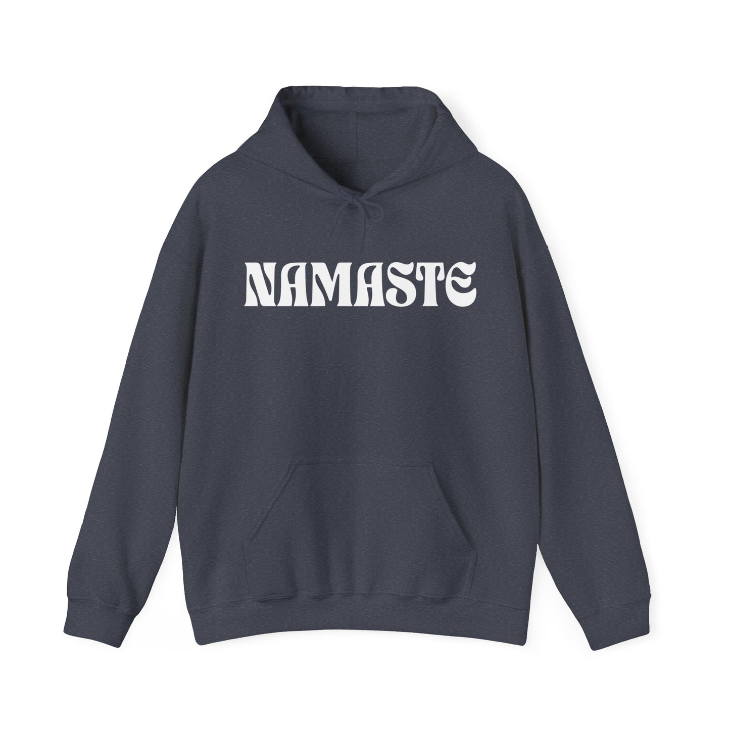 Namaste Hoodie / white letters