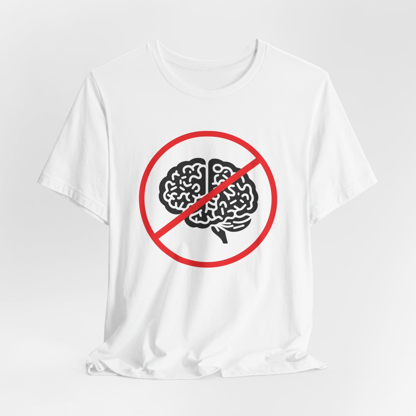 Funny No Brains Classic Cotton T-shirt