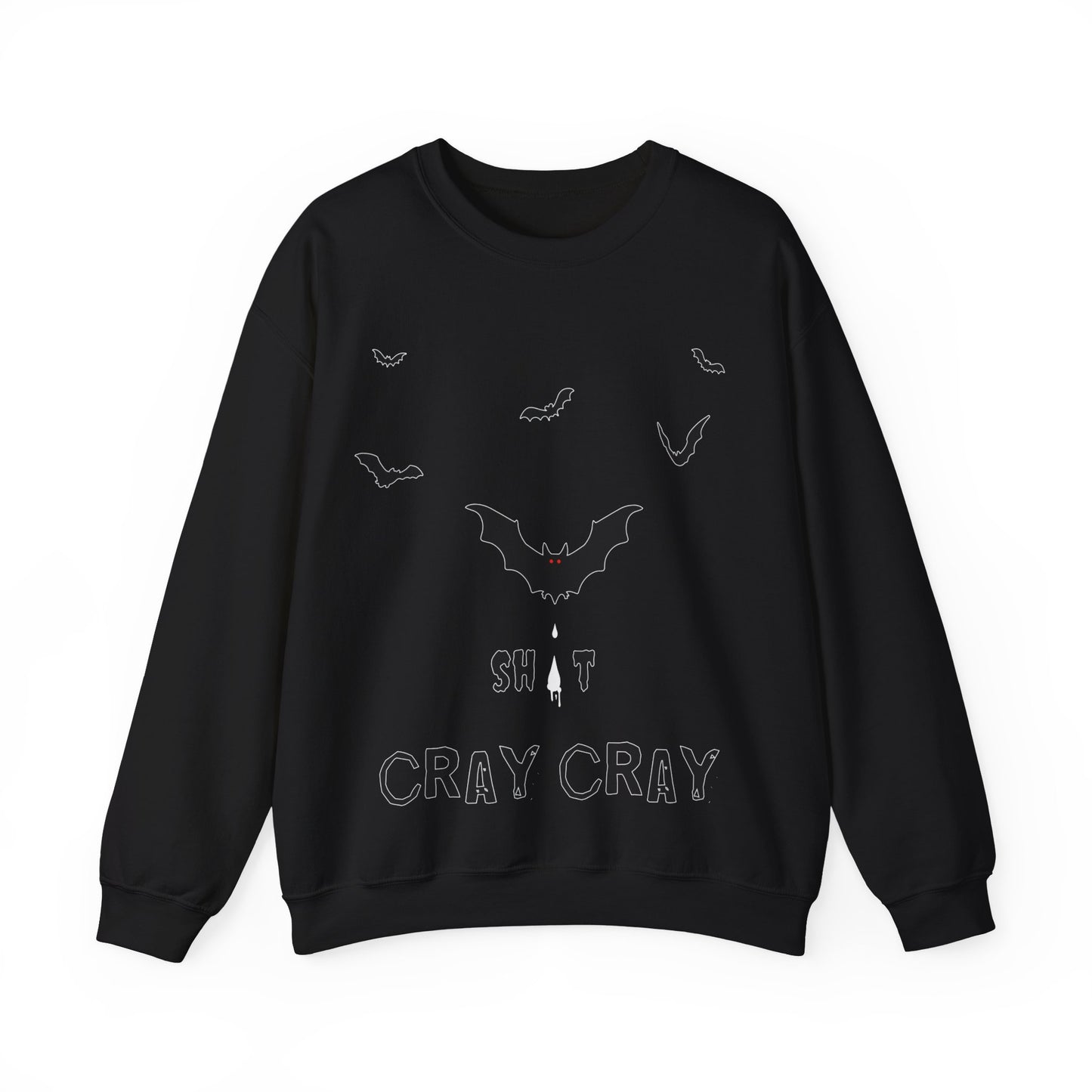 Bat Shit Cray Cray Halloween Sweatshirt
