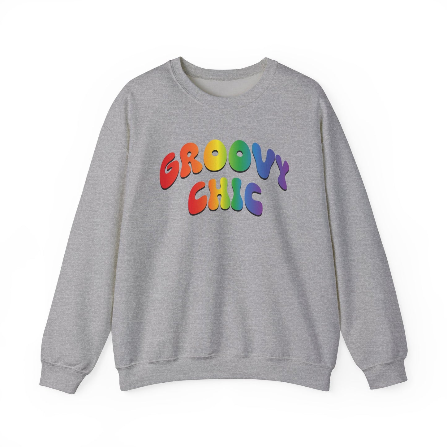 Groovy Chic  Crewneck Sweatshirt