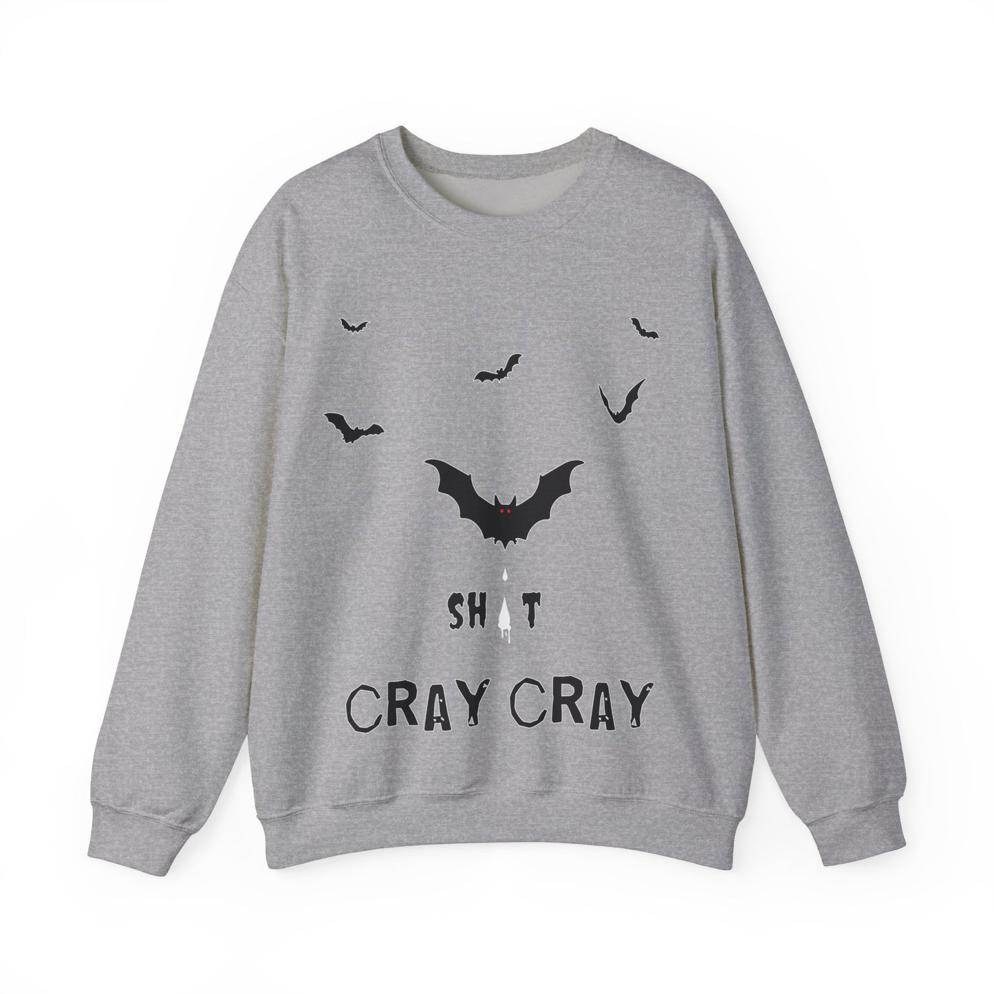 Bat Shit Cray Cray Halloween Sweatshirt