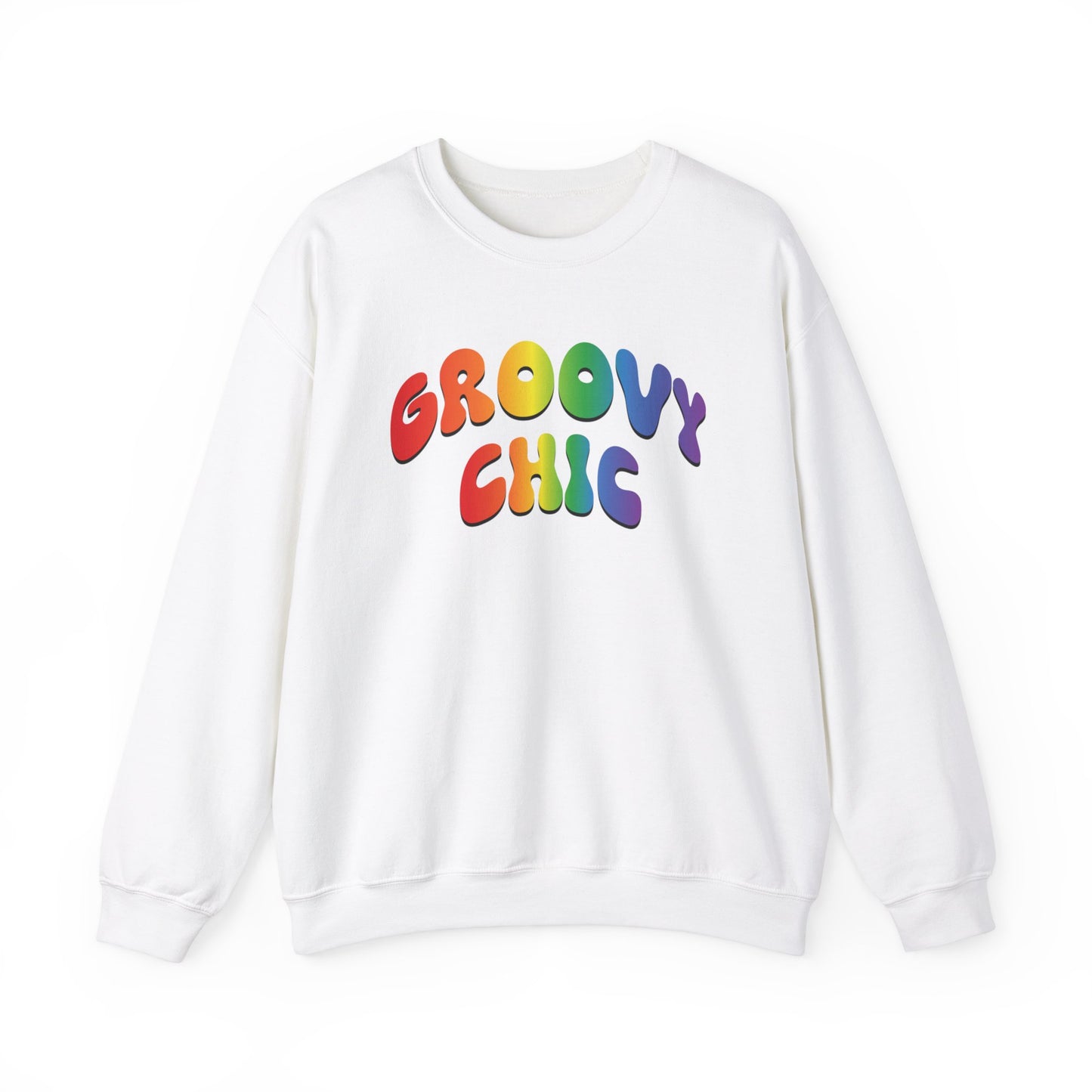 Groovy Chic  Crewneck Sweatshirt