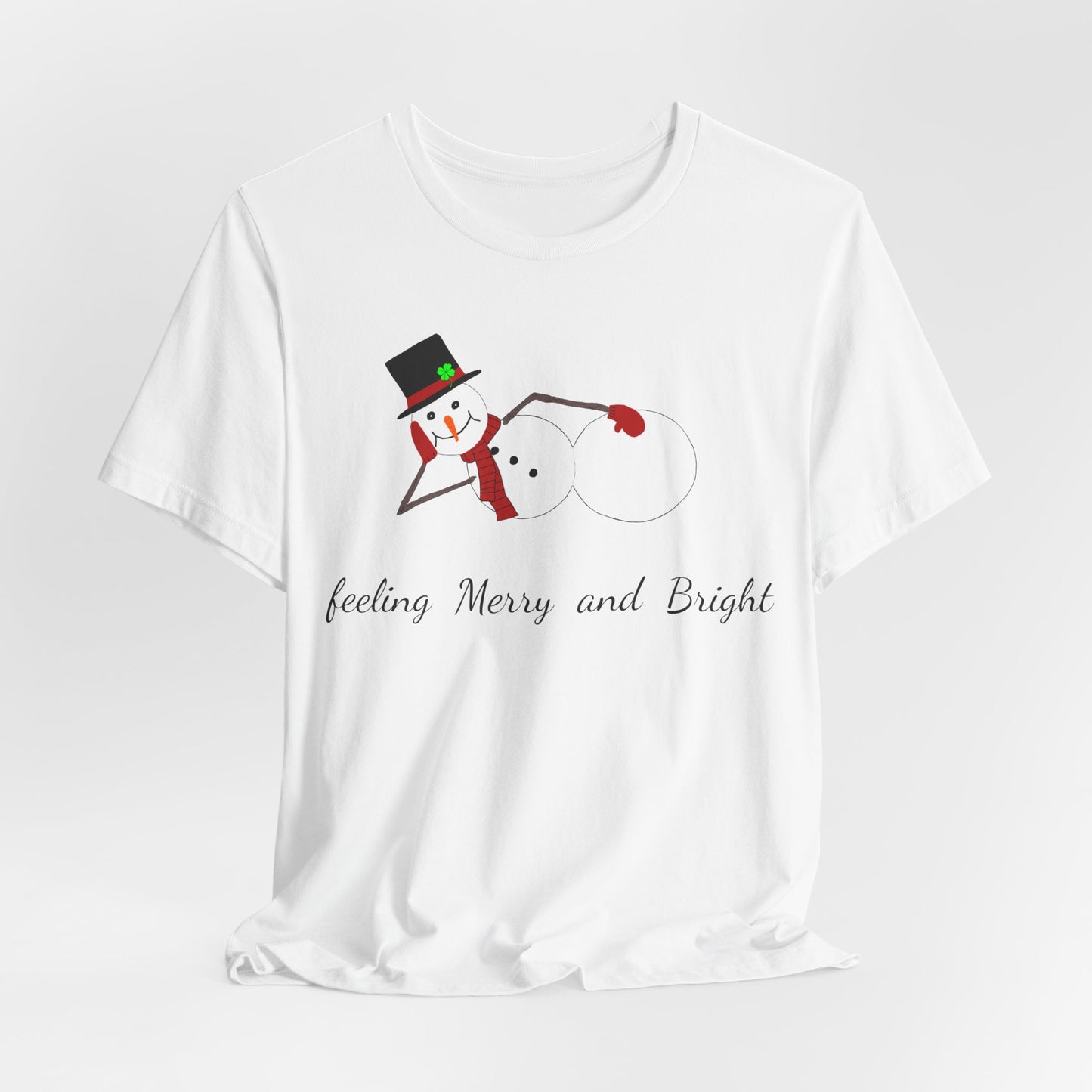 Feeling Merry & Bright Classic Christmas Tee