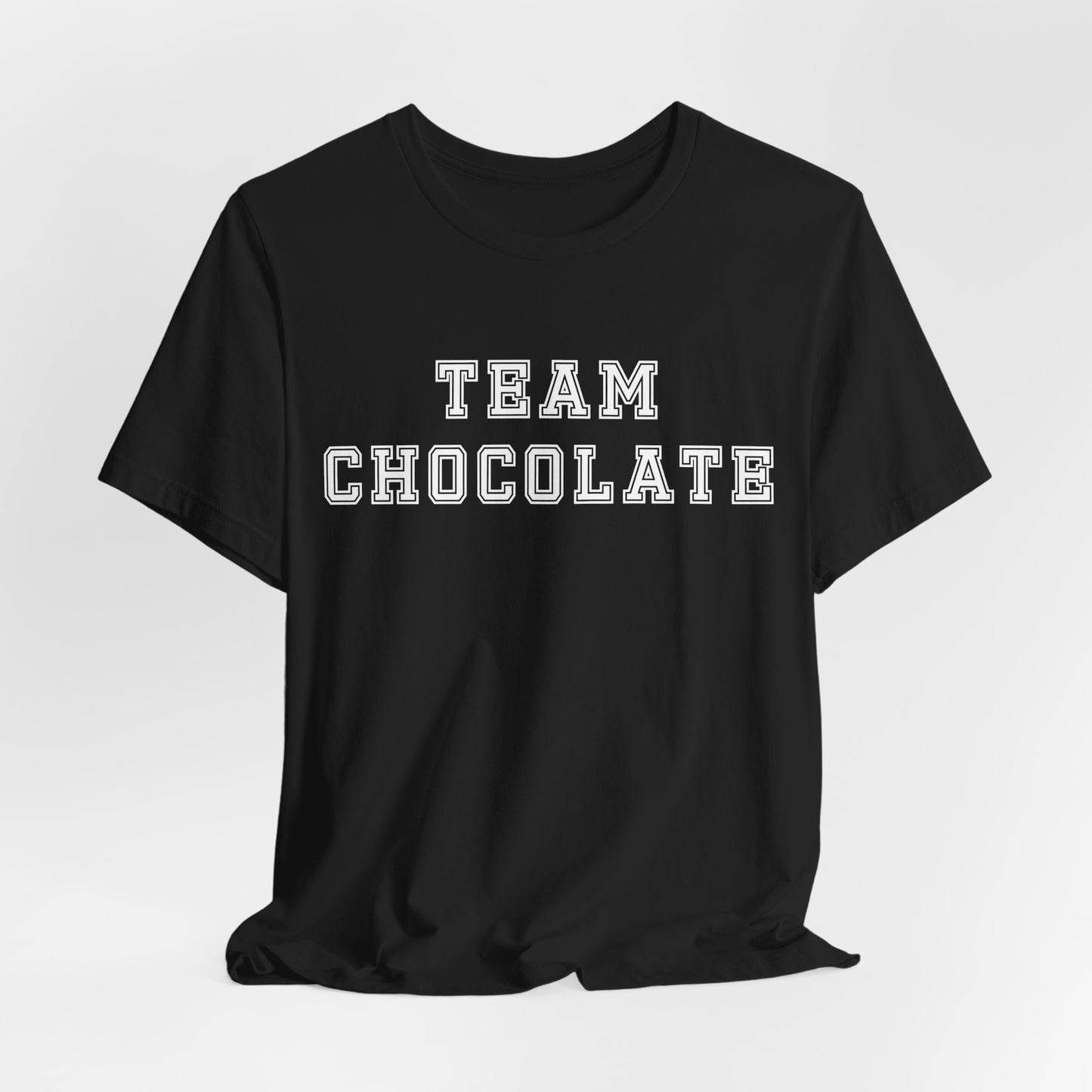 Team Chocolate (white Ltrs) Classic Cotton T-shirt