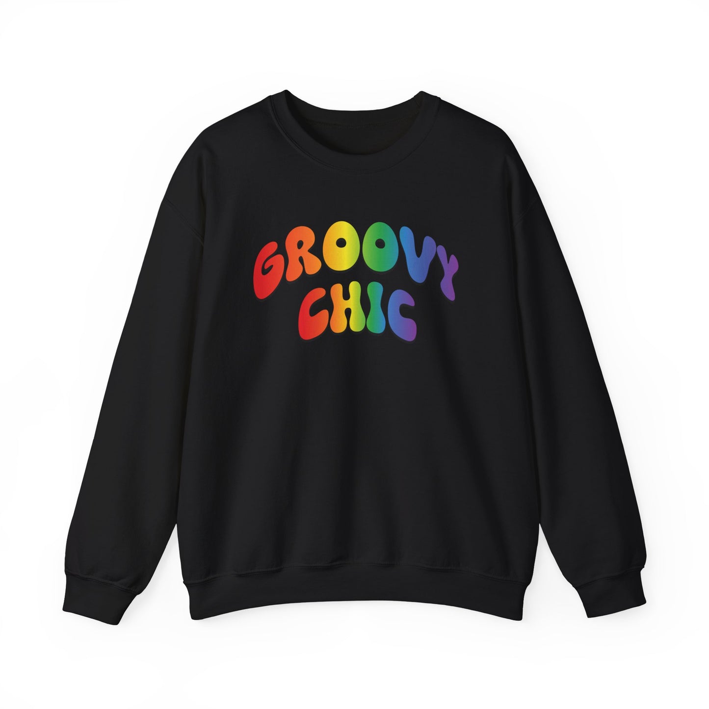 Groovy Chic  Crewneck Sweatshirt