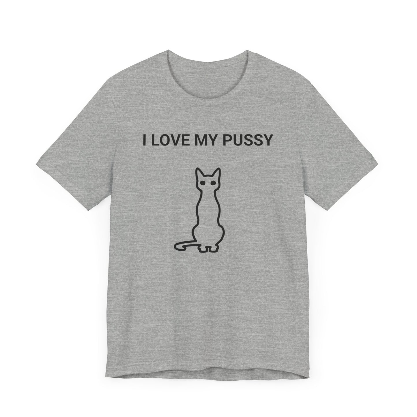 I Love My Pussy Cat  Classic Cotton T-shirt
