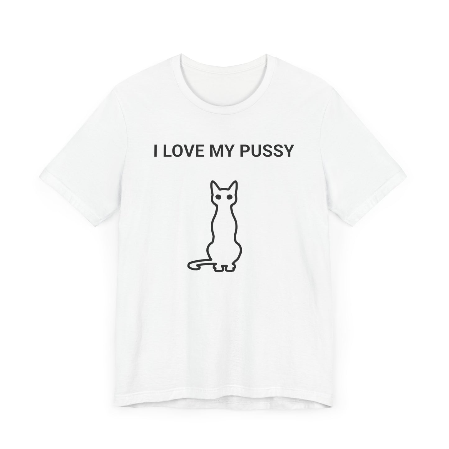 I Love My Pussy Cat  Classic Cotton T-shirt