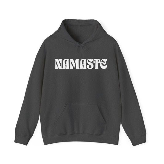 Namaste  Hoodie  / white letters