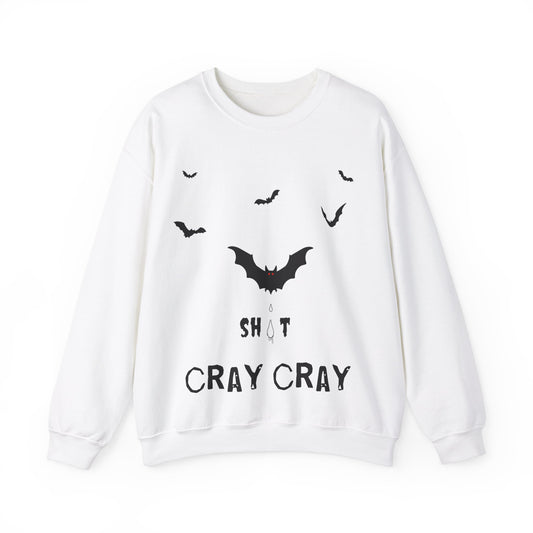 Bat Shit Cray Cray Crewneck Sweatshirt