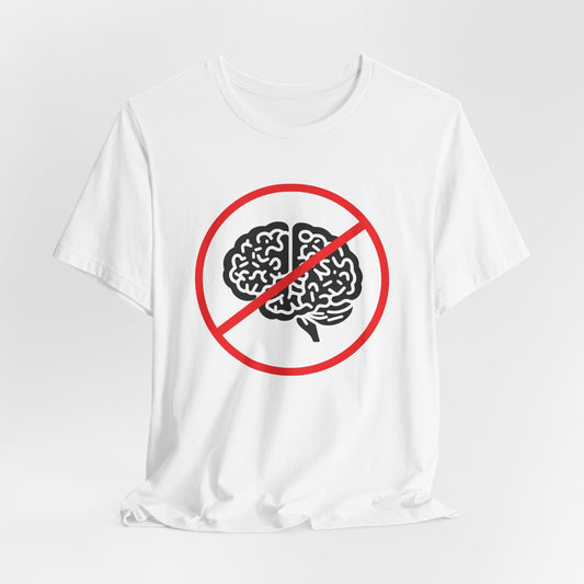 Funny No Brains Classic Cotton T-shirt
