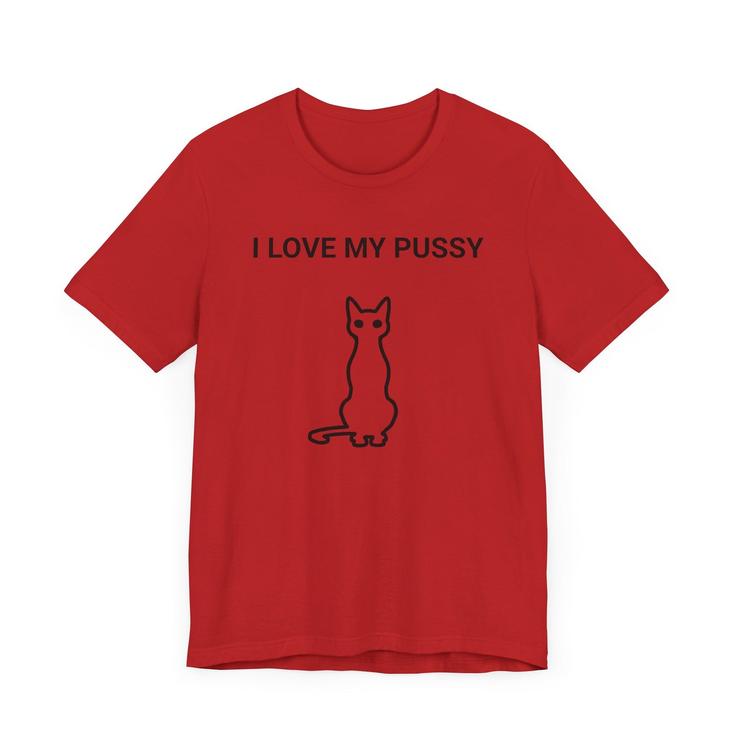 I Love My Pussy Cat  Classic Cotton T-shirt